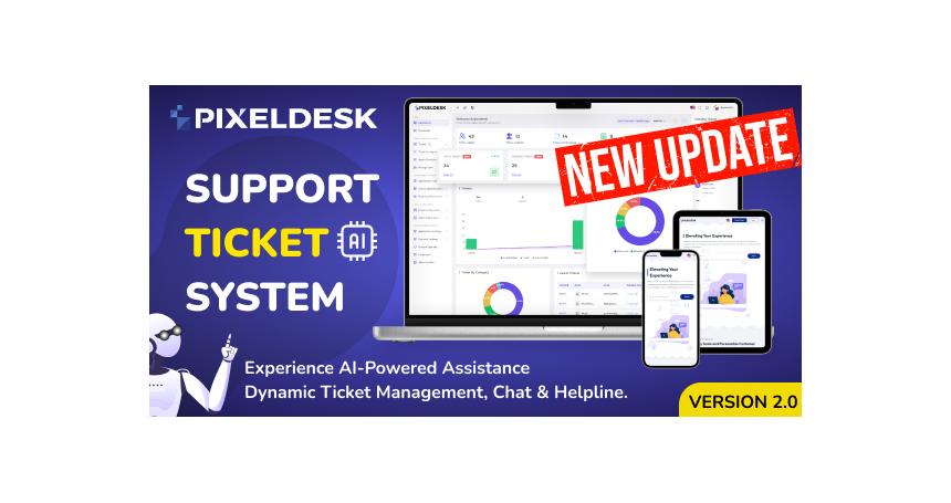 PixelDesk - Support Ticket System With OpenAI
