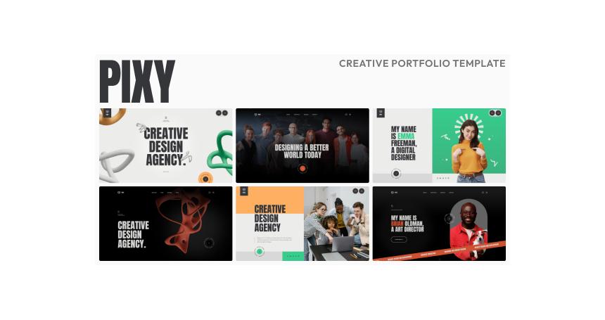 Pixy - Creative portfolio template