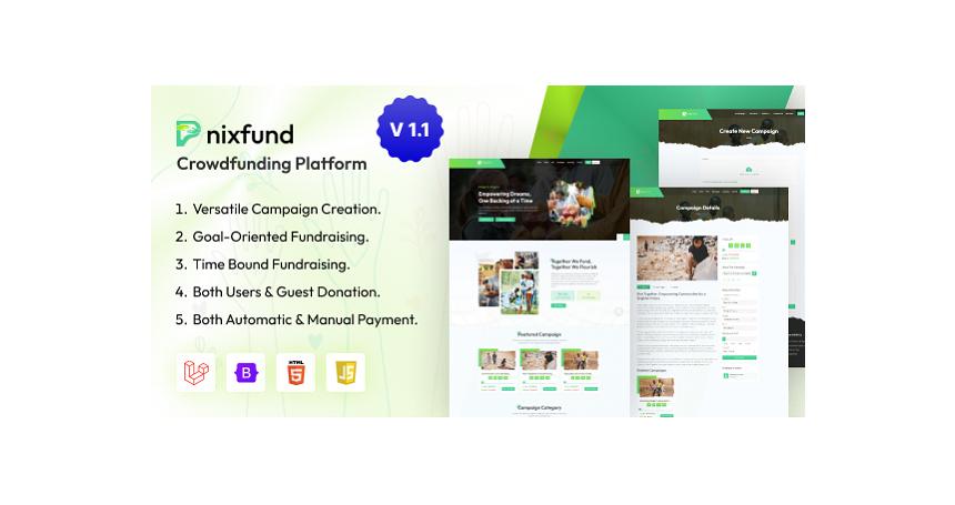 PnixFund - Crowdfunding Platform