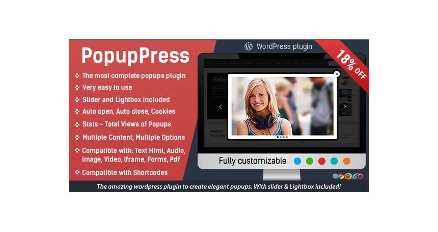 Popup Plugin for WordPress - Popup Press - Popups Slider & Lightbox