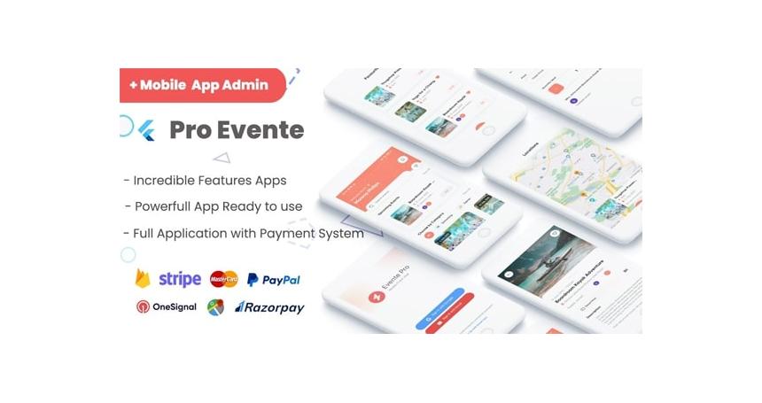 Pro Event App with Ticketing Mobile Event Mobile Flutter App