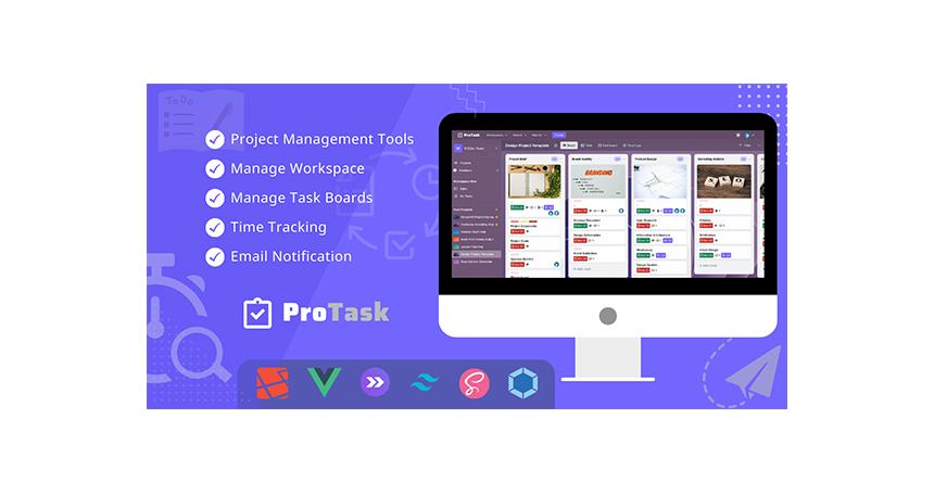 ProTask - A teamwork project management tool including time tracking