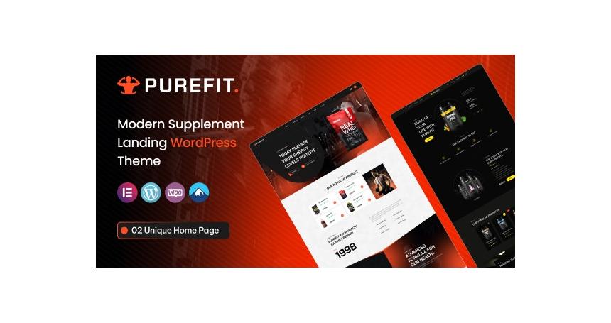 Purefit - Health Supplement WordPress Theme