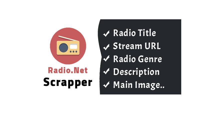 Radio.net Scraper : Radio Stations Extraction