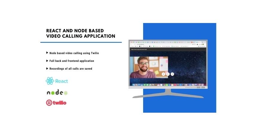 React and Node based Video Calling Application | Web Application