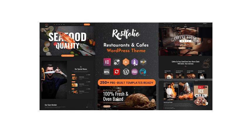 Restfolio - Elementor Restaurants & Cafes WordPress Theme