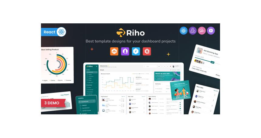 Riho - React JS Admin Dashboard Template