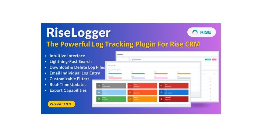 RiseLogger - The Powerful Log Tracking Plugin for Rise CRM