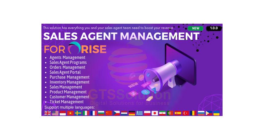 Sales Agent Management plugin for RISE CRM