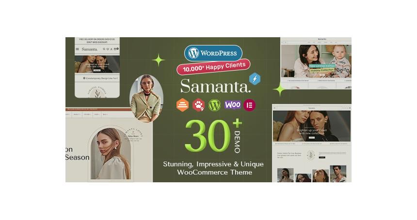 Samanta - Multipurpose WooCommerce WordPress Theme