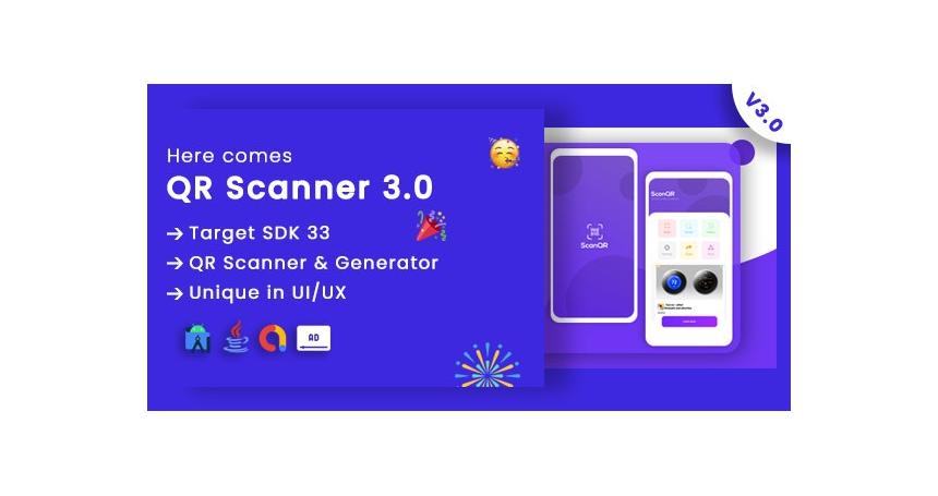 ScanQR - Android QR Scanner & Generator + Admob - Scan & Generate Tons of QR/Barcodes V1.0