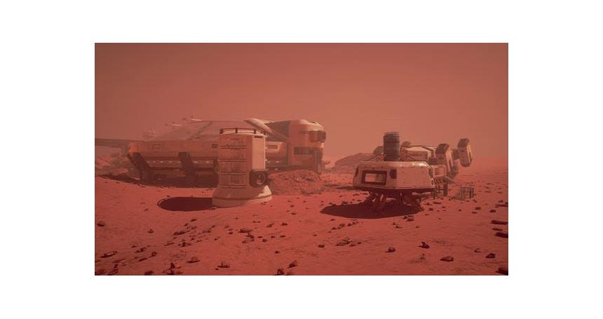 Scientific Research Settlement on the Planet Mars