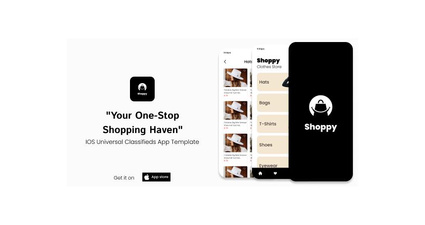 Shoppy | iOS Universal eCommerce App Template (Swift)