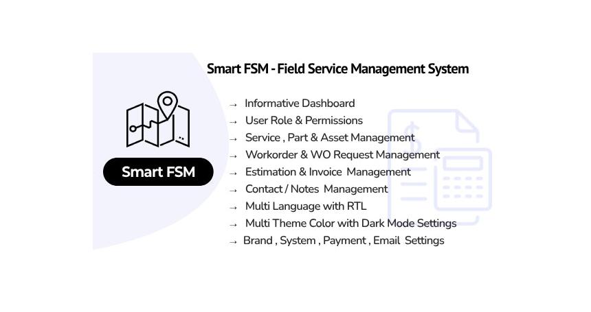 Smart FSM SaaS - Field Service Management System V1.1