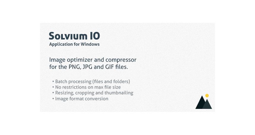 Solvium Image Optimizer