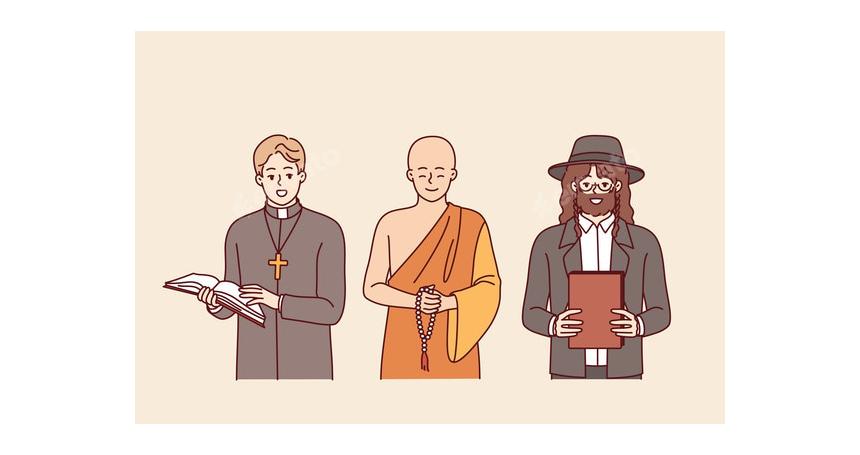 Spiritual Leaders From Different Religious