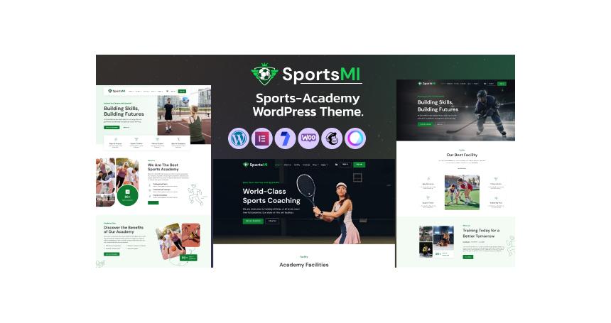 Sportsmi -  Sports Academy WordPress Theme.