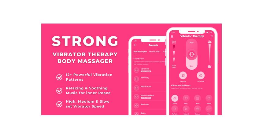 Strong Vibrator Therapy Body Massager with AdMob Ads Android