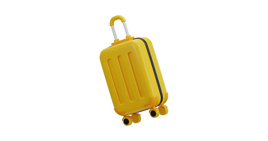 Suitcase on wheels