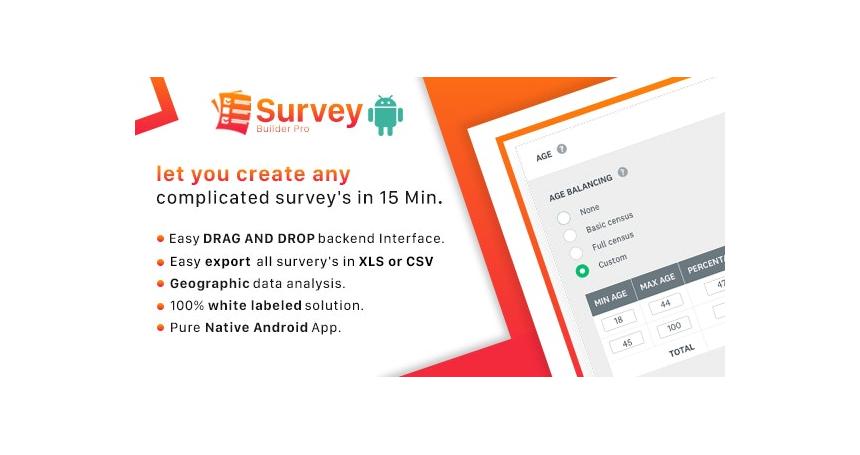 Survey Builder - Generate any complex survey's form's with Drag & Drop Interface in 15 min.