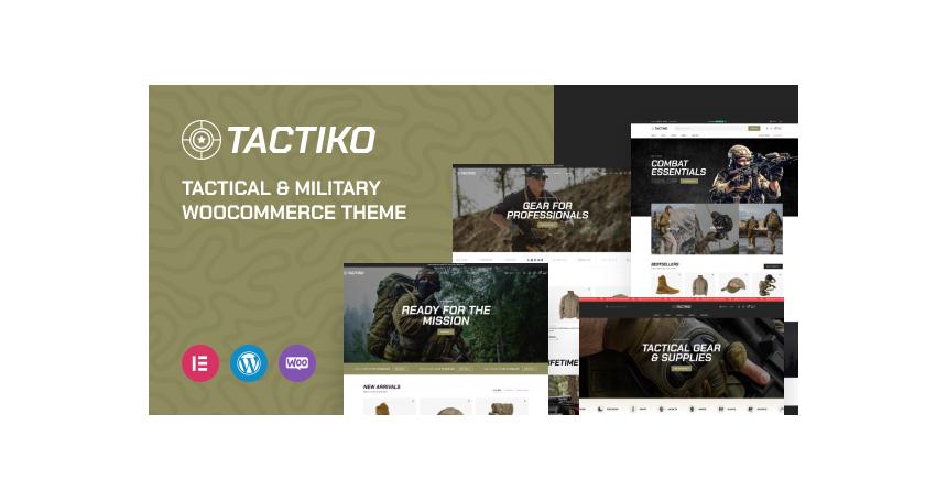 Tactiko - Tactical & Military Shop WooCommerce Theme