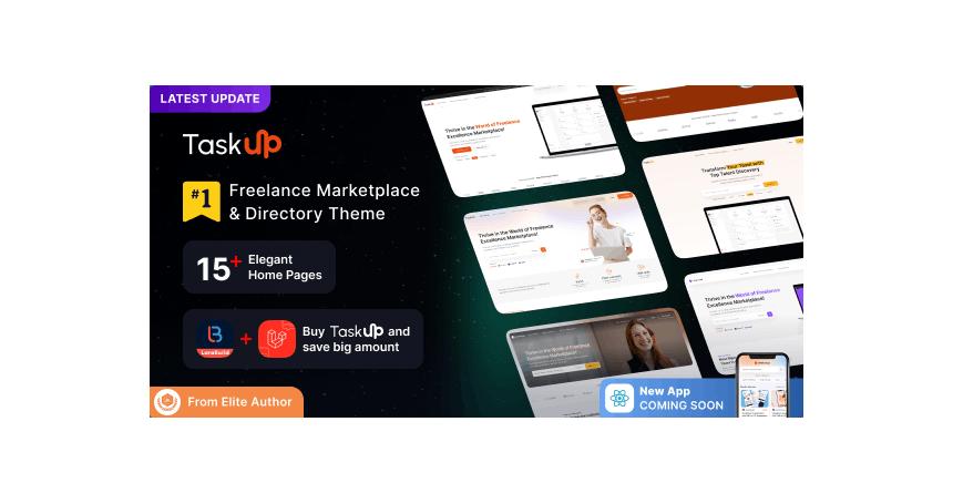 Taskup - Laravel Freelance Marketplace & Service Finder