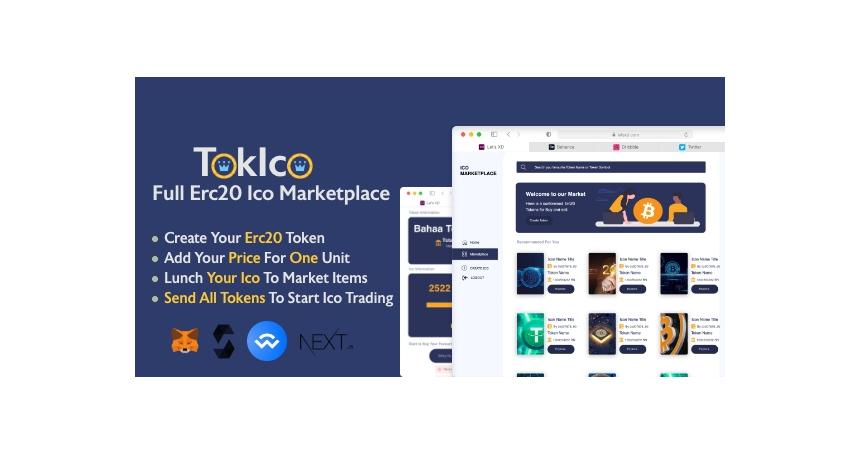 TokICO- Full Erc20 Tokens Ico Marketplace