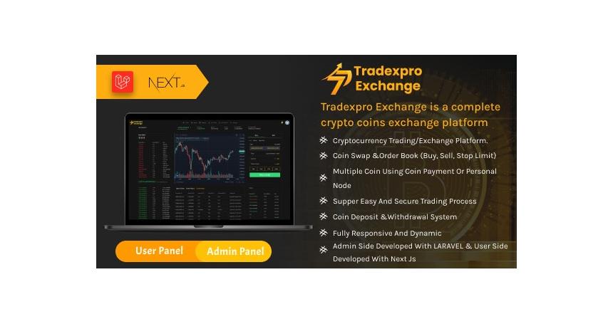 Tradexpro Exchange - Crypto Buy Sell and Trading platform, ERC20 and BEP20 Tokens Supported