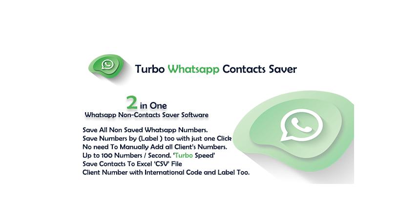 Turbo Whatsapp Non-Contacts Saver 2.7.5