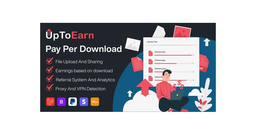 UpToEarn - File Sharing And Pay Per Download Platform