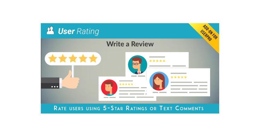 User Rating / Review Add on for UserPro