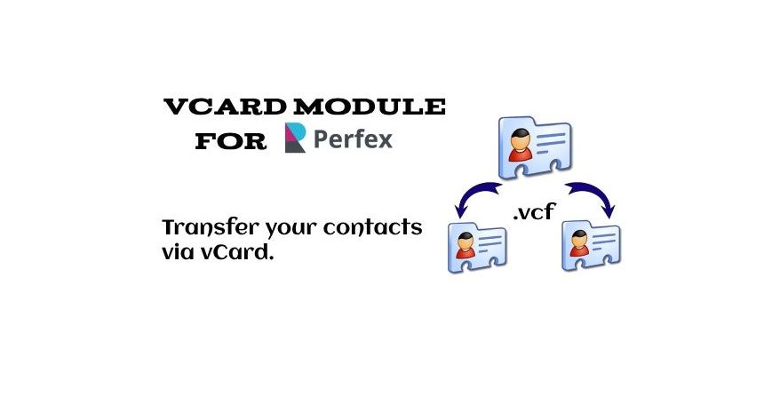 vCard Module For Perfex CRM