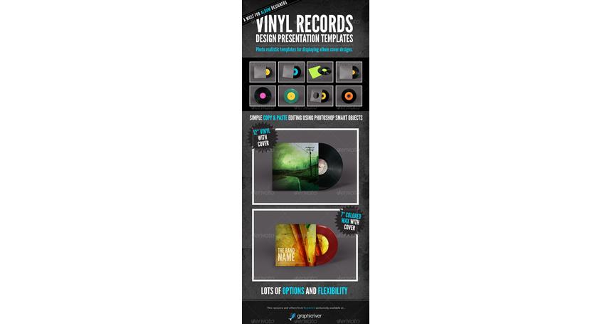 Vinyl Record Album Mock-Ups