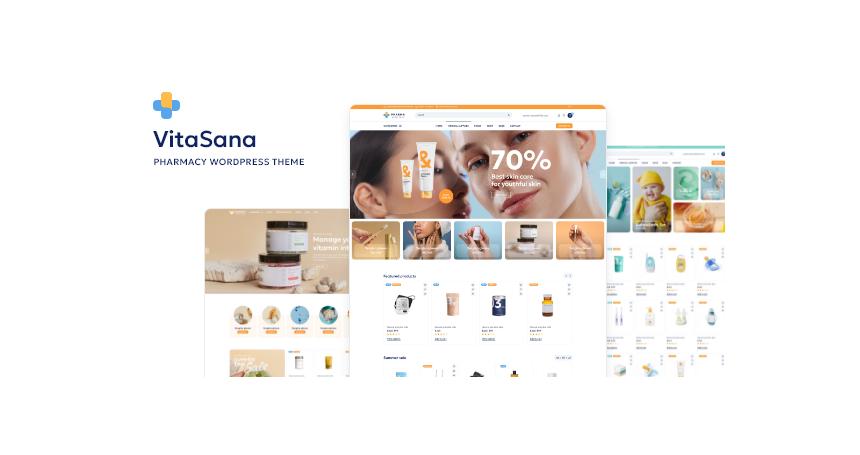 VitaSana - Pharmacy & Medical Store WordPress Theme