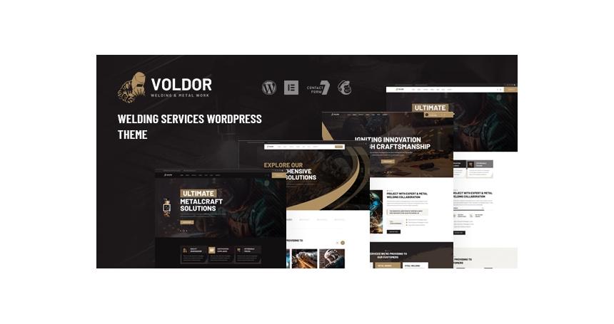 Voldor - Welding & Metal Work WordPress Theme