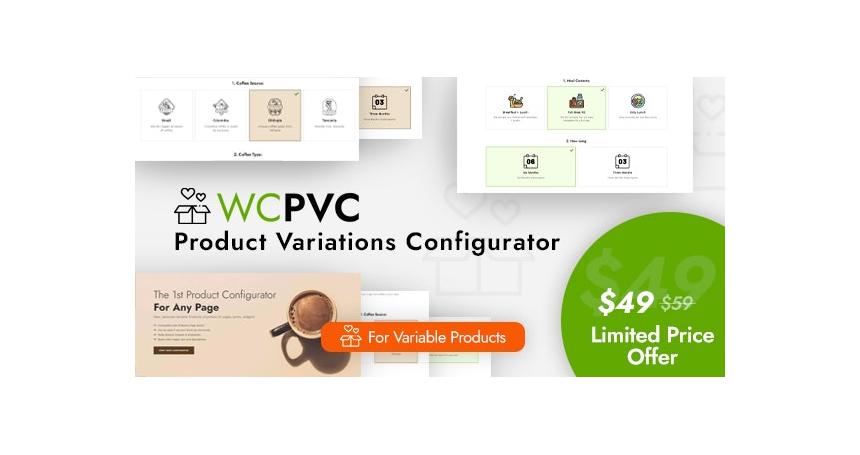 WC Product Variations Configurator on Any Page