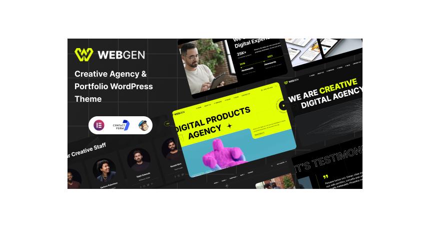 Webgen - Creative Agency & Portfolio WordPress Theme