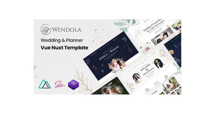 Wendola - Wedding & Planner Vue Nuxt Template