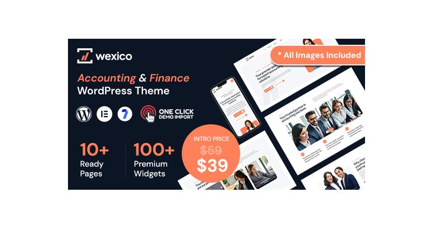 Wexico – Accounting & Finance WordPress Theme