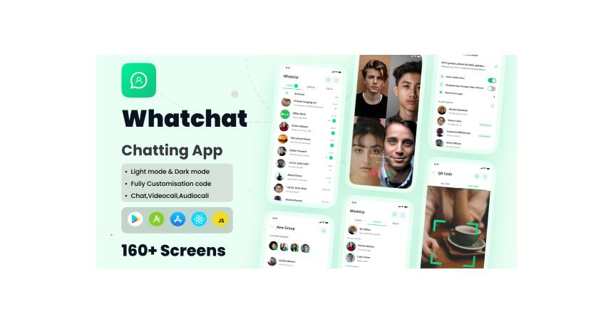 Whatchat - Chatting App React Native Expo Ui Kit