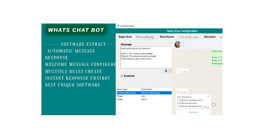 Whats ChatBot Pro -send automatically message