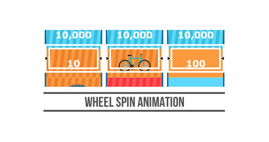 Wheel Spin Animation