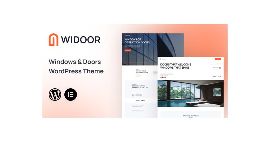 Widoor - Windows & Doors WordPress Theme