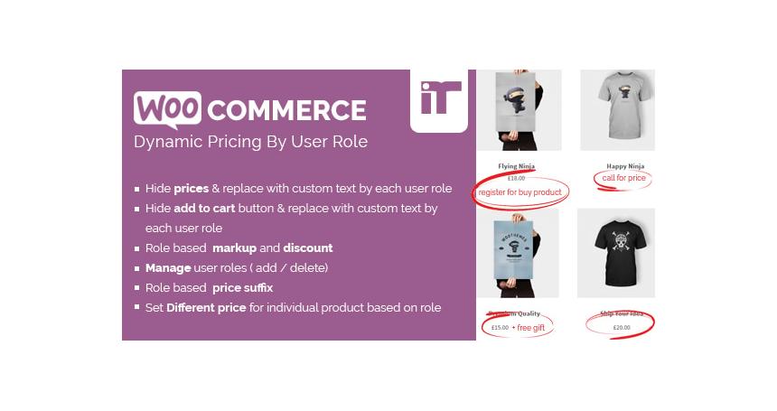 Woocommerce Dynamic Pricing By User Role