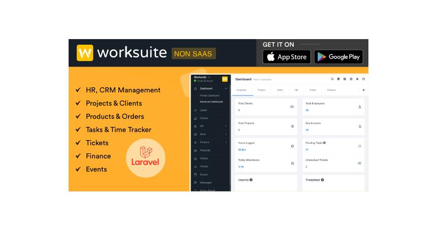 WORKSUITE - HR, CRM and Project Management