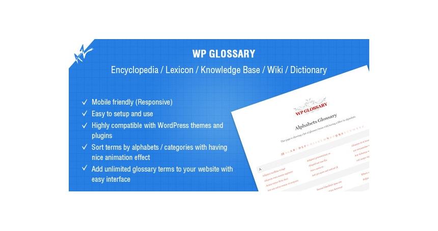 WP Glossary - Encyclopedia / Lexicon / Knowledge Base / Wiki / Dictionary V2.8