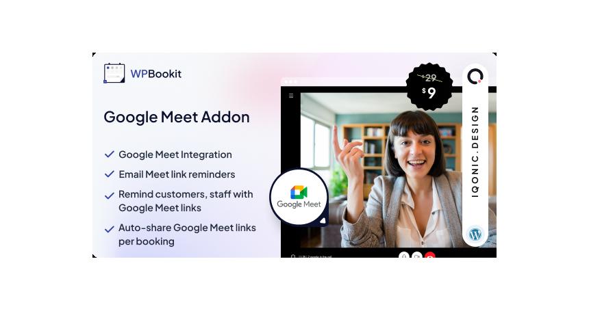 WPBookit - Google Meet (Addon)