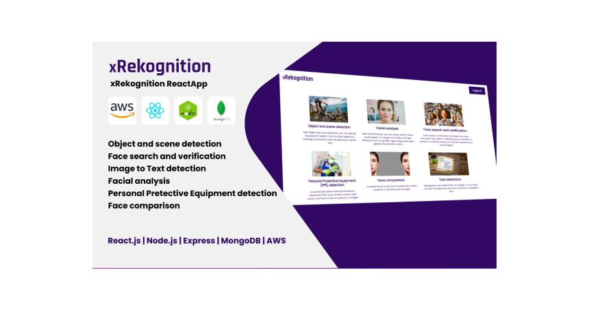 xRekognition AWS Amazon Rekognition - AI / ML Face Search, Image Analysis and Image Recognition