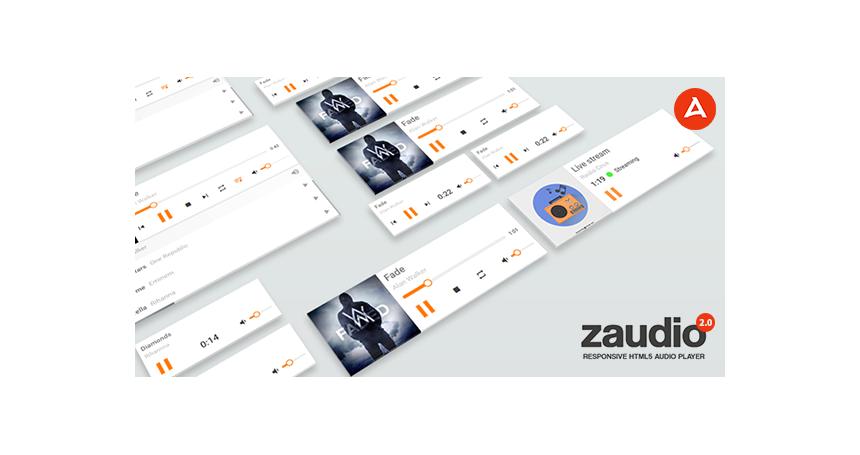 Zaudio - HTML5 JavaScript Audio Player