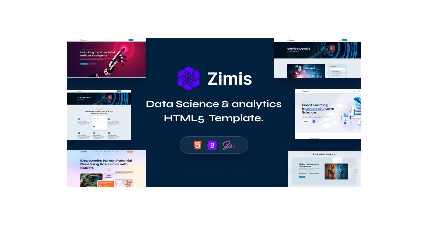 Zimis - Data Science & Analytics HTML5 Template